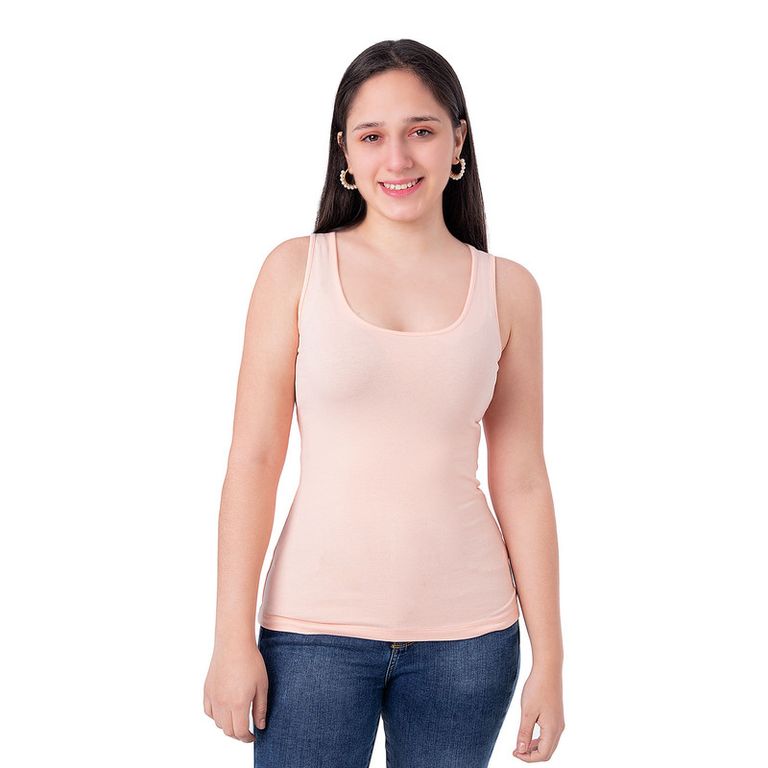 Top Basico Jersey Full Lycra Mujer Aliss