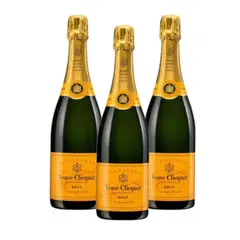 VEUVE CLICQUOT - Pack x3 Champagne Brut Botella 750ml