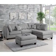 GENERICO - Sofá Seccional Derecho Rio 3 Cuerpos con Chaise Longue