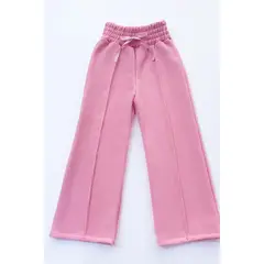 KIDS MASHMELO - Pantalón buzo con pretina alta para niñas