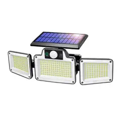 GENERICO - Foco Solar Panel 3 Salidas Recargable