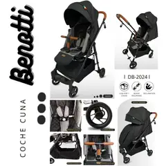 GENERICO - Coche cuna Benotti Asiento giratorio 360 grados ng