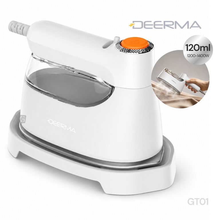 Plancha a vapor portátil para ropa GT01 Blanco