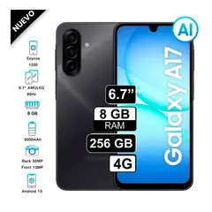 SAMSUNG - GALAXY A17 4G 8RAM 256GB NEGRO