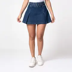 Pionier - Falda Moda Denim Stretch Mujer Yulessi