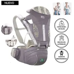 GENERICO - Canguro para Bebé Ergonómico Única Mia Gris
