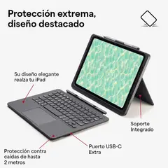 ZAGG - Teclado Pro Keys Connect con trackpad y funda para iPad Air 11 M3M2