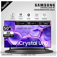 SAMSUNG - Televisor 50 Crystal Uhd U8000F Smart Tv 2025