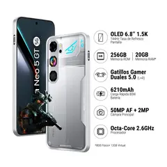 ZTE - Smartphone Nubia Neo 5 GT 5G 8GB 256GB Plateado