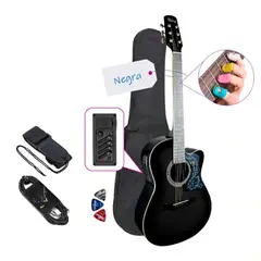 STRING GUITARS - GUITARRA ELECTROACUSTICA METAL NEGRA