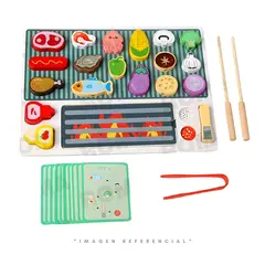 GENERICO - JUEGO DE COCINA BARBACOA PARA NIÑOS