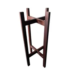 GENERICO - PORTAMACETA DE MADERA MARRON 70X32CM