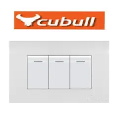 CUBULL - CONMUTADOR TRIPLE COLOR BLANCO MARCA MODELO A3-010