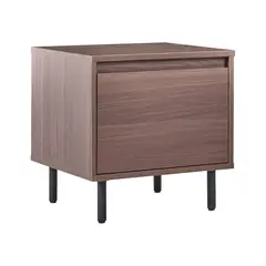 STARHOME - Velador Moderno con patas metálicas Rio Marrón