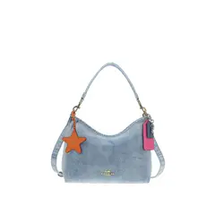 COACH - CARTERA MUJER LAUREL AZUL ÍNDIGO CLARO