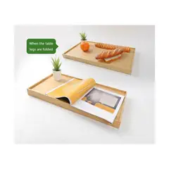 GENERICO - MESA DE BAMBÚ CON PATAS PLEGABLES