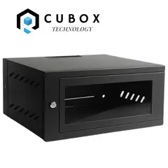 OEM - Rack de Pared 8RU 45CM Negro para Switch DVR y Servidores