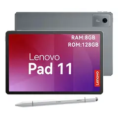 LENOVO - Tablet Pad 11 2025 8+128GB 11" WIFI 2.5K-Gris+Lápiz táctil.