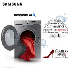 SAMSUNG - Lavaseca EcoBubble 20KG12KG Plateada WD20T6000GPPE