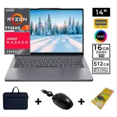 LENOVO - Laptop IDEAPAD SLIM 3 14ARP10 AMD RYZEN 7 7735HS Ram 16GB SSD 512GB. 14 WUXGA