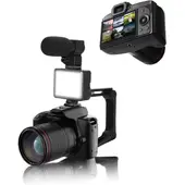 PUREPOWER - Cámara Digital De HD 64 MP Con Zoom Antivibración16x y WIFI ,Free 32GB lenovo TF card