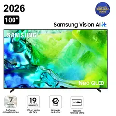 SAMSUNG - Televisor 100" Neo QLED QN80H Vision AI Smart TV - Nuevo 2026
