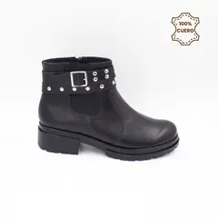 FAR WEST - Botines Mujer Dakota Cuero Negro