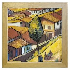 KANTU - Cuadro Paisaje 18X18X1.2