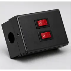 TRIFLEX LA ESENCIA DE COMPARTIR - Interruptor doble metálico 220V 10A padosar