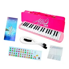 ALFA - Melodica 37 Teclas USA con estuche - Rosado