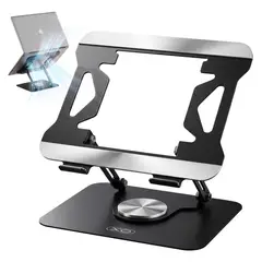 XO - Soporte Para Laptop Giratorio Hasta 17.3 Profesional de Aluminio Ergonómico