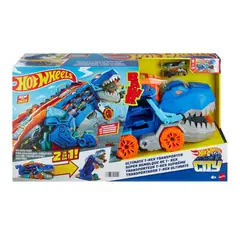 HOT WHEELS - Pista Remolque T-Rex Con Lanzador