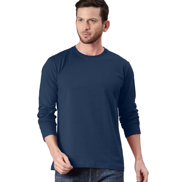 Polo Camiseta Calentador térmico para Hombre Azul