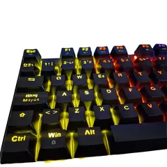 ENKORE - Teclado Gamer Mecánico Patriot 1013 - RGB - USB - Switch Mecánico - Negro