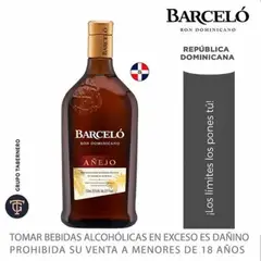 BARCELO - RON AÑEJO 750 ML