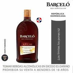 BARCELO - RON AÑEJO 1750 ML