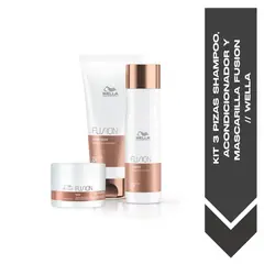 WELLA - PACK FUSION SHAMPOO 250 ML+ACONDICIONADOR+MASCARILLA