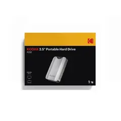 KODAK - Disco Duro externo de 1TB P232 , Núcleo de 2 X 500GB, 5Gbps, para PCs, Laptops, Mac, USB 3.2