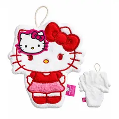 HELLO KITTY - Toalla de Mano Silueta Microfibra con Colgador
