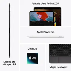 APPLE - IPAD PRO 13 M5 256GB WIFI & CELL - SPACE BLACK