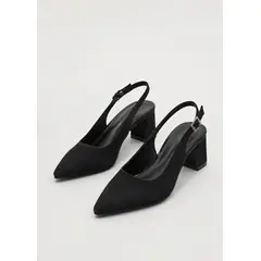 GENERICO - TACONES EN PUNTA EN TACO DE 7 - TEXTURA SUEDE