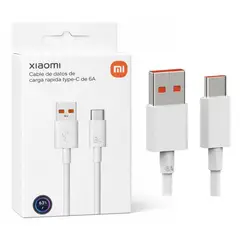 OEM - Cable De Cargador Tipo USB-C de 6A Blanco
