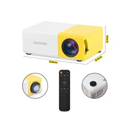 GENERICO - Mini Proyector Portátil Multimedia LED YG300 1080P - Proyector Compacto