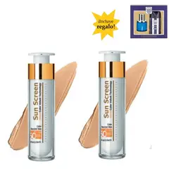 FREZYDERM - Pack x2 Velvet Sunscreen Color Face 50Ml + Pack Colonia Alianza
