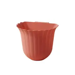 INSPIRA - Macetero de Plástico Forma de Flor 15 cm Alto