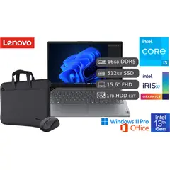 LENOVO - LAPTOP NUEVA I3 13VA 16GB 512GB SSD + 1TB HDD EXTERNO