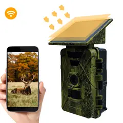 PUREPOWER - Cámara de Caza con WiFi 4K, Visión Nocturna Invisible No Glow, Activación por Movimiento