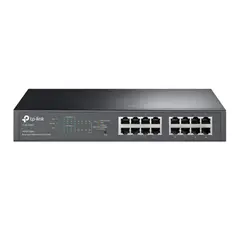 TP LINK - SWITCH TP-LINK 16 PUERTOS GIGABIT POE 110W 1U RACK P-N TL-SG1016PE