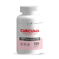 PERU NUTRITION - Cápsulas de Curcuma - 120 Cápsulas