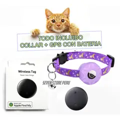 AIPHONE - Collar para gato con GPS con batería incluida para Iphone
